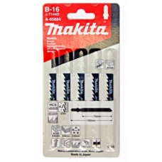 Пилка для лобзика B-16 по дереву (5 шт) MAKITA (A-85684)