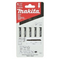 Пилка для лобзика B-17 по дереву (5 шт) MAKITA (A-85690)
