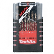 Набор сверл по металлу HSS-Co 1-10 мм (19 шт) MAKITA (D-50463)