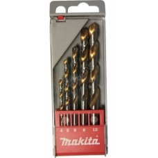 Набор сверл по металлу HSS 4/5/6/8/10 мм (5 шт) Makita (D-30514)