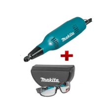 Прямая шлифмашина MAKITA GD 0603 в кор. + АКЦИЯ Защитные очки (240 Вт, цанга 6 мм, 28000 об/мин,)