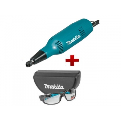 Прямая шлифмашина MAKITA GD 0603 в кор. + АКЦИЯ Защитные очки (240 Вт, цанга 6 мм, 28000 об/мин,)