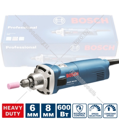 Прямая шлифмашина GGS 28 CE Professional BOSCH (0601220100)