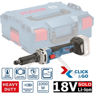Прямая шлифмашина аккумуляторная GGS 18V-23 LC Professional BOSCH (0601229100)