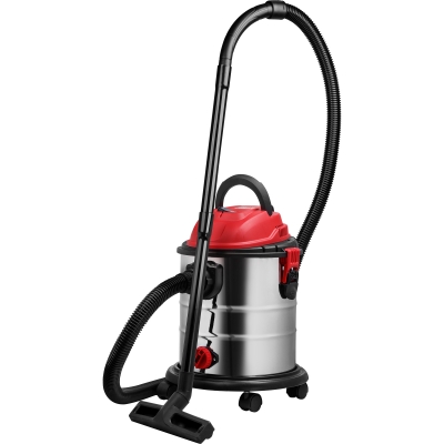 Пылесос строительный WORTEX VC 1512-1 WS 1200 Вт, 20 л, провод 4 м, шланг 3 м