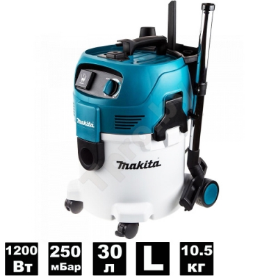 Пылесос строительный VC3012L (VC 3012 L) MAKITA