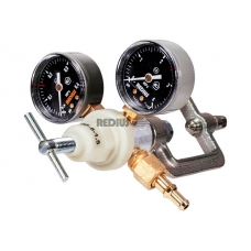 Редуктор ацетиленовый БАО-5-1,5 (давл 2,5/0,15 МПа, 5м3/ч, 6/9 мм) в коробке (ООО "РЕДИУС 168")