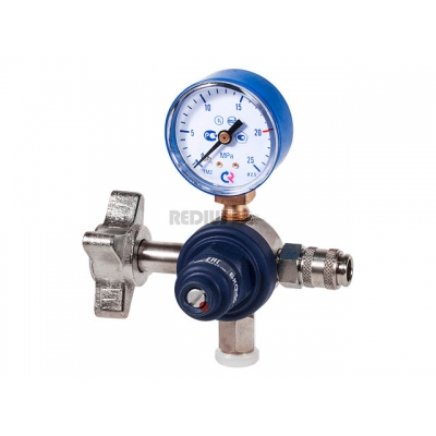 Редуктор кислород. для медиц. газов БКО-50-12,5 М1-03 (давл. 0,4МПа, 50 м3/ч) ("РЕДИУС 168") (Для медицинских газов)