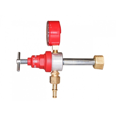 Редуктор пропановый БПО-5-3-У (давл. 2,5/0,3 МПа, 5м3/ч, ф9мм) (ООО "РЕДИУС 168") (Удлиненный штуцер.)