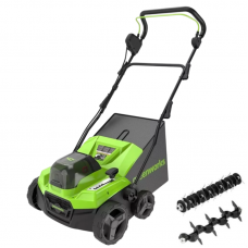 Аэратор-скарификатор Greenworks GD40SC38II 40V аккумуляторный, без АКБ и ЗУ