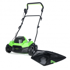 Аэратор-скарификатор Greenworks GD40SC38IIK4 40V аккумуляторный, с АКБ 4 А/ч и ЗУ