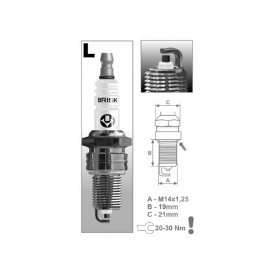 Свеча зажигания BRISK LR15YC