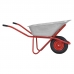 Тачка строительная BRADO 125 PROFI (до 125л, до 280кг, 1x4.00-8, пневмо, ось 16*100)