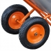 Тачка строительная BRADO 2x130 expert PRO (до 130 л, до 350 кг, 2x4.00-8, пневмо, ось 20*80)