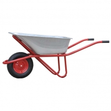 Тачка строительная SKIPER 125 PROFI (до 125л, до 280кг, 1x4.00-8, пневмо, ось 16х100)