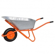 Тачка строительная SKIPER 130 expert PRO (до 130 л, до 300 кг, 1x4.00-8, пневмо, ось 16*100)