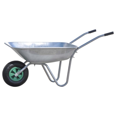 Тачка садовая BRADO 1x85 GARDEN (до 85л, до 150 кг, 1x3.5-6, пневмо)