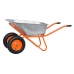 Тачка строительная SKIPER 2х130 expert PRO (до 130 л, до 350 кг, 2x4.00-8, пневмо, ось 20*80)