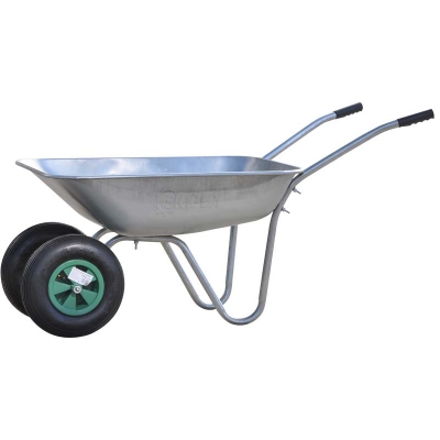 Тачка садовая SKIPER 2x85 FERMER (до 85л, до 150 кг, 2x3.5-6, пневмо)