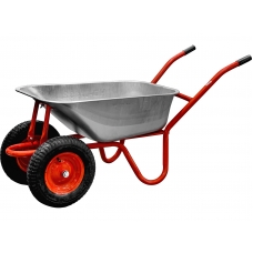 Тачка строительная HDC HD-W402 (120л, 400кг, 2 пневмоколеса 4.00-8)