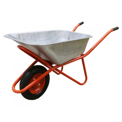 Тачка строительная ECO WB300-1 (130л, 300кг, 1 пневмоколесо 4.00-8) (130л, 300кг, 1 пневмоколесо 4.00-8)