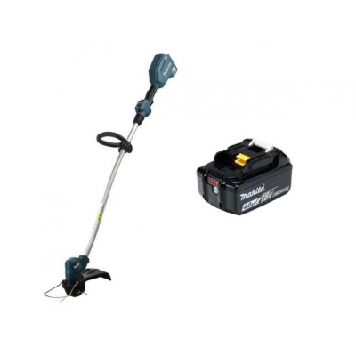 Триммер аккум. MAKITA DUR 190 UZX3 + АКЦИЯ (1 аккумулятор) (18.0 В, 1 акк. 3.0 А/ч , с головкой, плавный пуск, вес 3.4 кг)