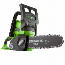 Цепная пила аккумуляторная Greenworks G24CS25, 24V, 25 см, без АКБ и ЗУ