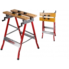 Верстак складной WORTEX WB 1560 в кор.МДФ, 605x640x800 мм, регулировка столешницы