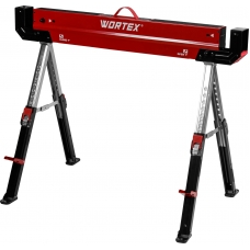 Козлы строительные регулируемые Wortex SAS 1180 макс 590 кг, высота 617-815 мм, длина 1085 мм