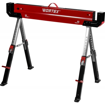 Козлы строительные регулируемые Wortex SAS 1180 макс 590 кг, высота 617-815 мм, длина 1085 мм