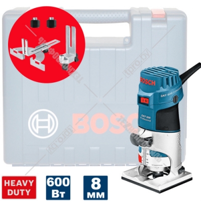 Фрезер кромочный GKF 600 Professional BOSCH (060160A100)