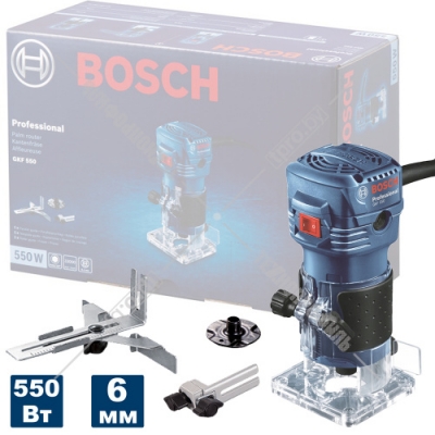 Фрезер кромочный GKF 550 Professional BOSCH (06016A0020)