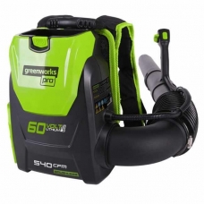 Ранцевый воздуходув аккумуляторный Greenworks GD60BPB, 60V, бесщеточный, без АКБ и ЗУ