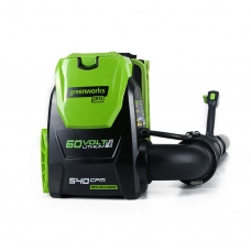 Ранцевый воздуходув аккумуляторный Greenworks GD60BPB, 60V с 4 А.ч. АКБ и ЗУ