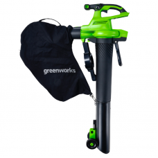 Воздуходувка-пылесос Greenworks GD40BVIIK4 40V (370 км/ч) аккумуляторная, c АКБ 4 А/ч и ЗУ