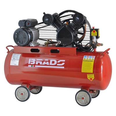 Воздушный компрессор BRADO IBL3100V (до 300 л/мин, 8 атм, 100 л, 220 В, 2.2 кВт)