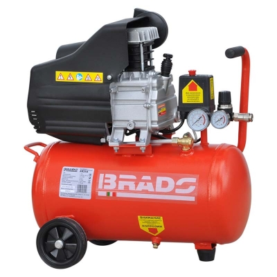 Воздушный компрессор BRADO AR25A (до 235 л/мин, 8 атм, 25 л, 220 В, 1.50 кВт)
