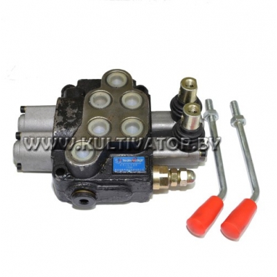 Распределитель гидравлический двухконтурный к минитрактору